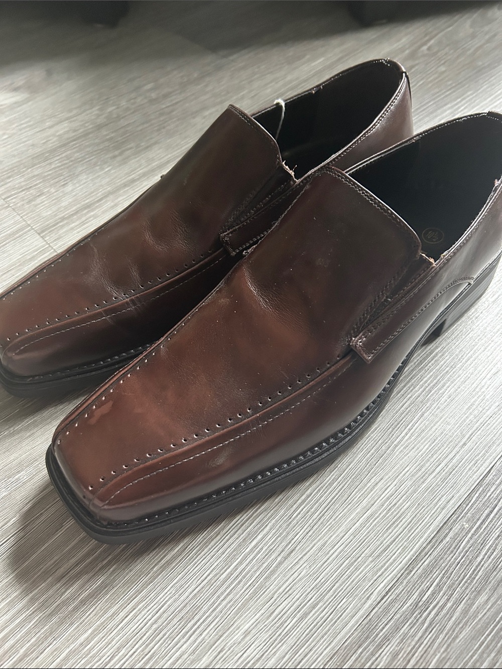 Hunter’s Bay Men’s Size 10.5 Brown Leather Shoes